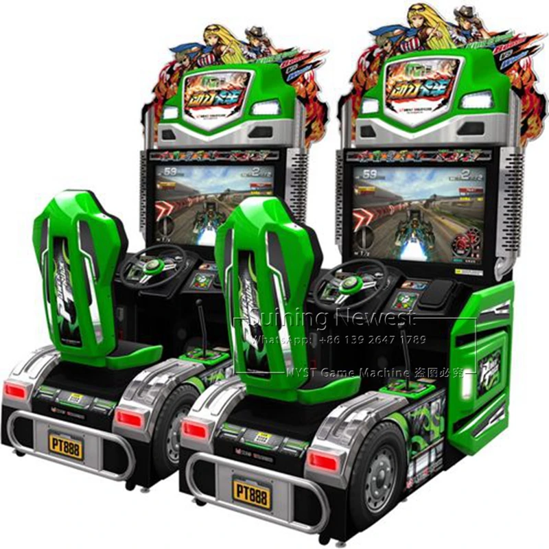 

Amusement Equipment Coin Operated Simulator Video Arcade Games Drive Car Racing Game Machine For Game Center