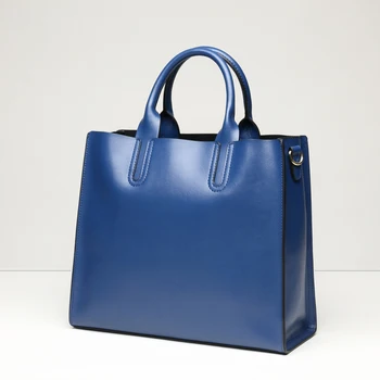 

High Quality Fashion Women Handbag Genuine Leather Girls Big Shoulder Bag Messenger Bag Natural True Leather