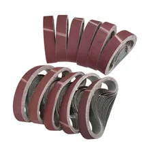 DRELD 20pcs 50*686mm Abrasive Sanding Belts Sanding Paper for Belt Sanders Bench Grinder Tool 40-600 Grit Dremel Accessories 