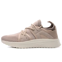 

2018 New Breathable Men Running Shoes Suede+Fabric Men Sneakers Lightweight Sport Shoes Men Jogging Walking Athletic Shoe