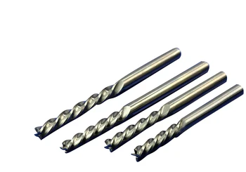 

5Pcs 4Shank 3.175mm Flute Woodworking CNC Router Bits Mill Spiral Cutter Tungsten Carbide Density Board carving Tool CEL 42mm