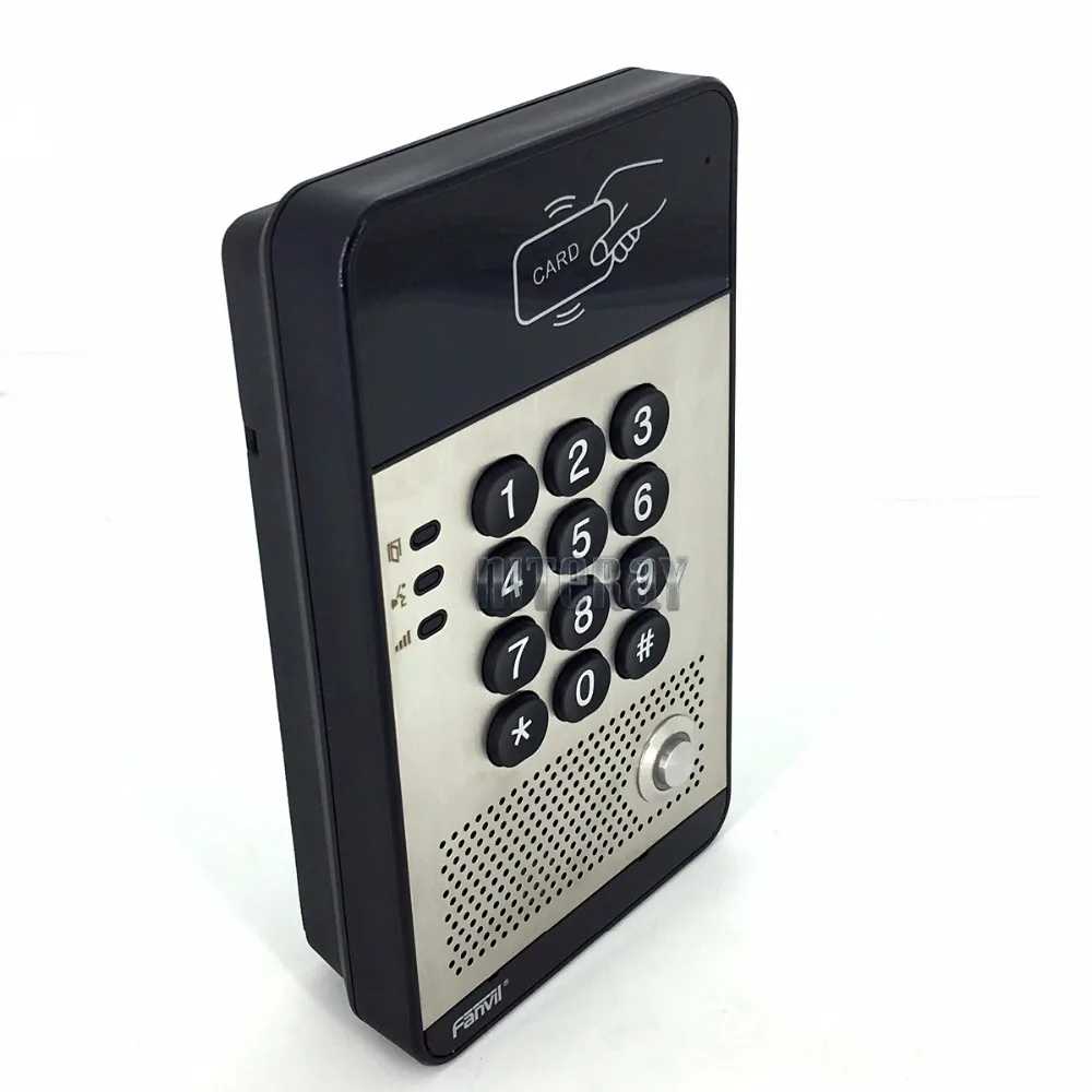 Водонепроницаемый домофон SIP дверной телефон с функцией PoE