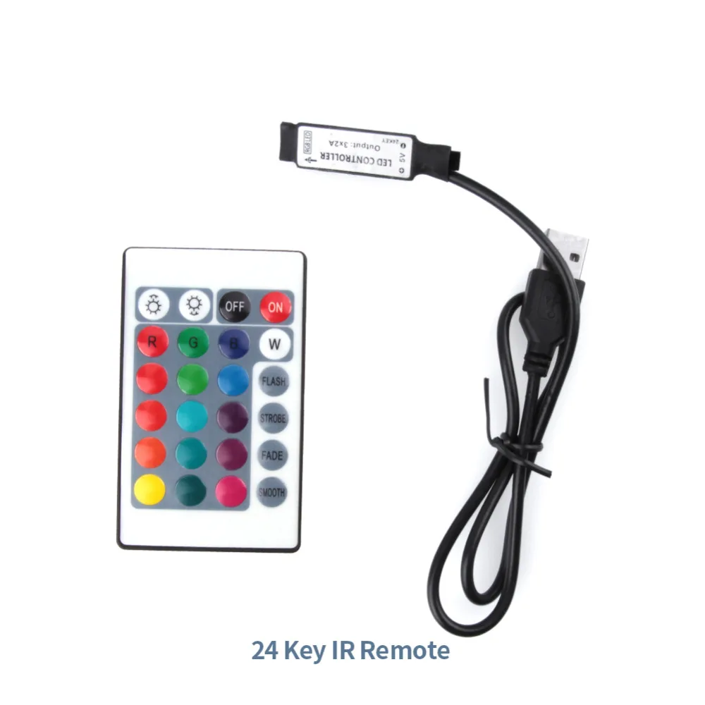 Пульт дистанционного управления для светодиодной ленты RGB 3 клавиши 17 клавиш