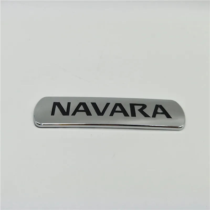 Хромированная табличка заднего логотипа для Nissan Navara D21 D22 D23 D40|Наклейки на