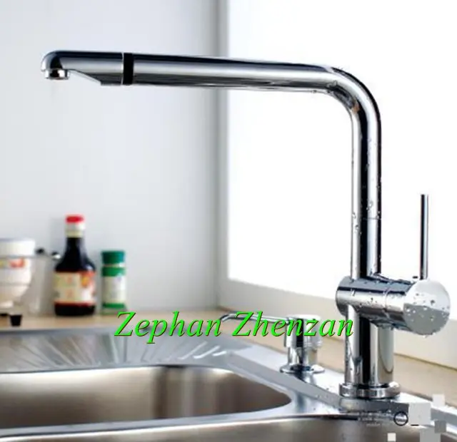 gold supplier single handle swivel kitchen faucet mixure tap brass chrome sink faucet - Kitchen Sink Supplier gold supplier single handle swivel kitchen faucet mixure tap brass chrome sink faucet - Kitchen Sink Supplier