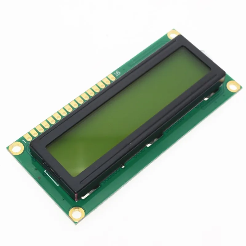 

1PCS LCD1602 1602 module green screen 16x2 Character LCD Display Module.1602 5V green screen and white code for arduino