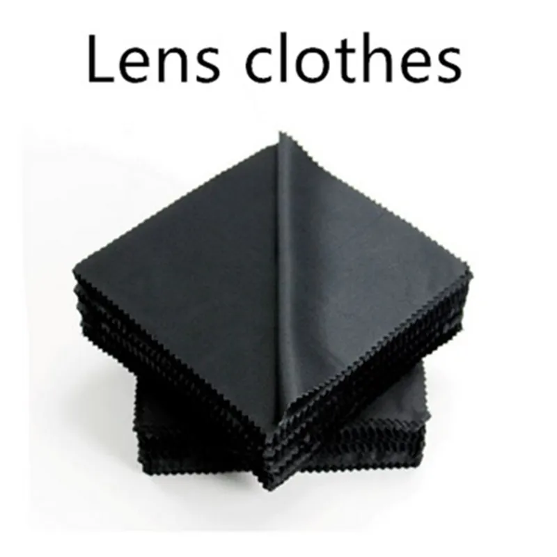 

Lens Clothes 20 Pcs/lot Microfiber Eyeglasses Cloth Sunglasses Eyewear Specs Cleaning Cloth Glasses Black Clean 130mm*130mm