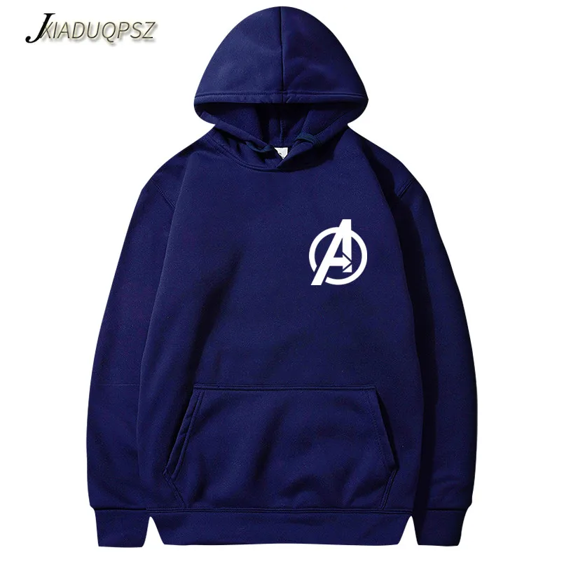 

2019 Newest Marvel Printed Letter Hoodies Hip Hop Casual MARVEL Sweatshirt Thin MARVEL 4 Printing Superman Series Coat Men Hoodi