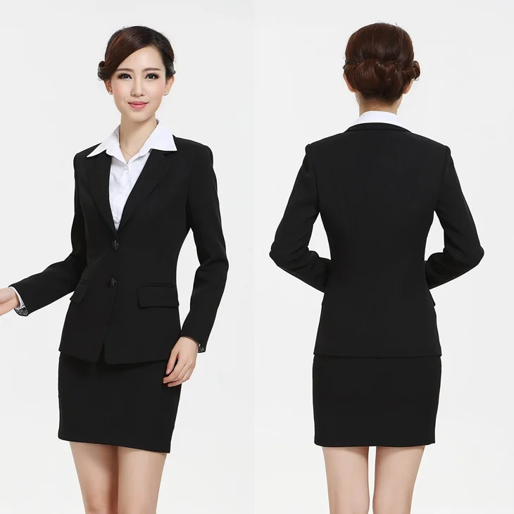 Women S Black Skirt Suit 61