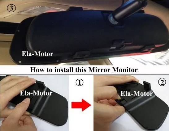 5 дюймовый монитор для автомобильного зеркала парковочная камера Mercedes Benz C Class W203