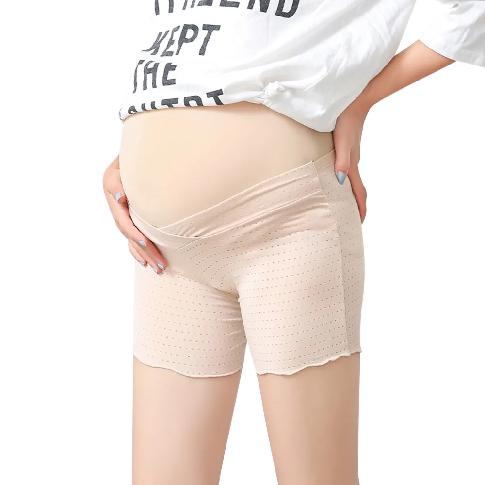 Женские безопасные трусики для беременных Короткие штаны Одежда для беременных женщин шорты безопасности нижнее белье плюс размер - Цвет: KH