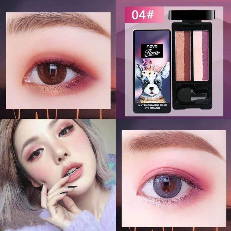 

Small Magic Box beginner Two-color Gradient Eye Shadow Seal Eye Shadow Powder Plate Gradient Beautiful Makeup Eye Shadow Tray