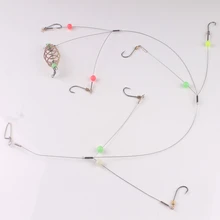 2 шт./партия крючок с веревкой для рыбалки поворотный взрыв анти-обертывание леска для удочки поворотный Крючек для морской рыбалки ударная Поворотная установка