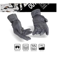 FuLang Cycling font b Gloves b font Fast drying colloidal particles full Finger for winter warm