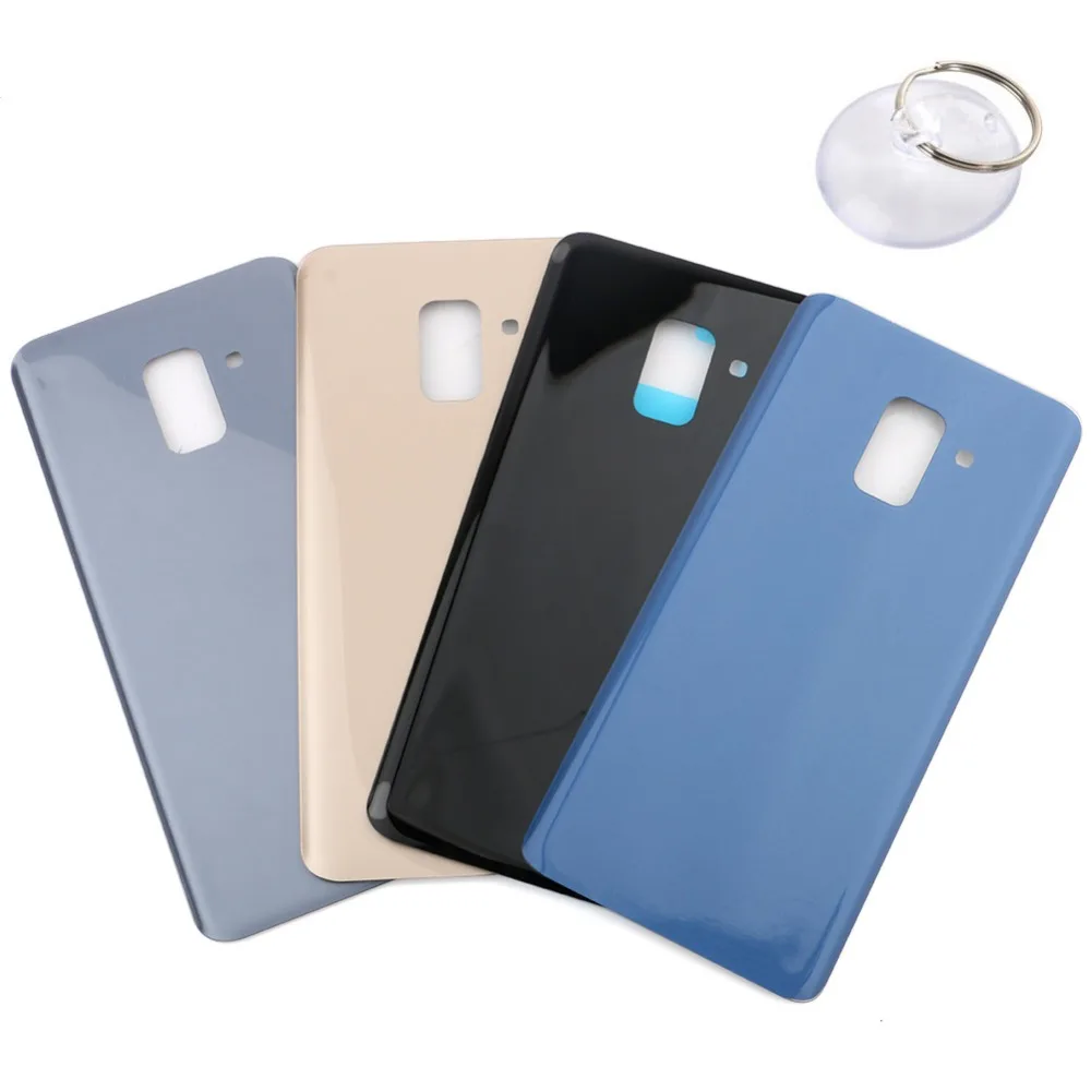 

For Samsung Galaxy A8 2018 A530 Battery Rear Door Case Back Housing Cover Replacement Battery Shell with Suction Cup Open Tools