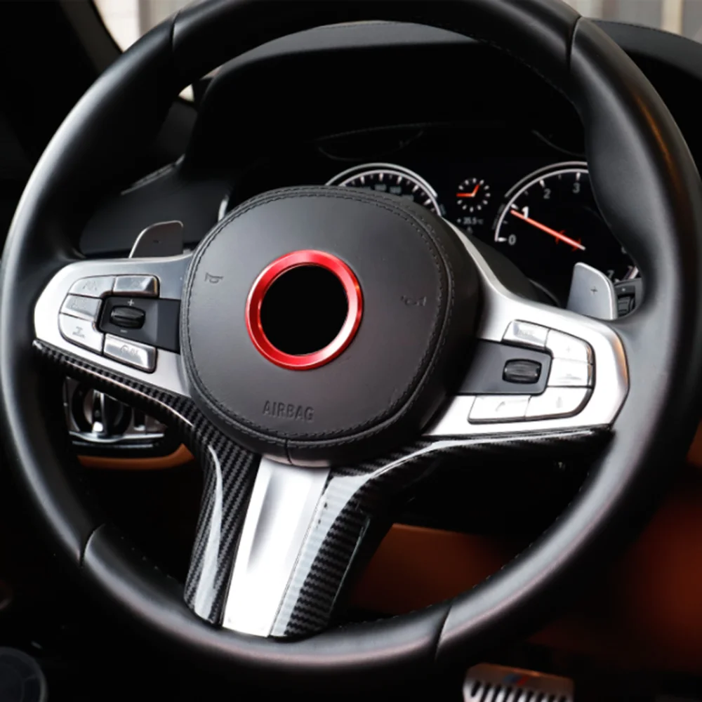 Автомобильное стильное декоративное кольцо руль круг Стикеры для BMW M3 M5 E36 E46 E60 E90