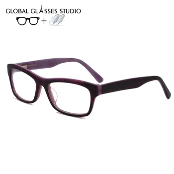 

Women Acetate Glasses Frame Eyewear Eyeglasses Reading Myopia Prescription Lens 1.56 Index 19531
