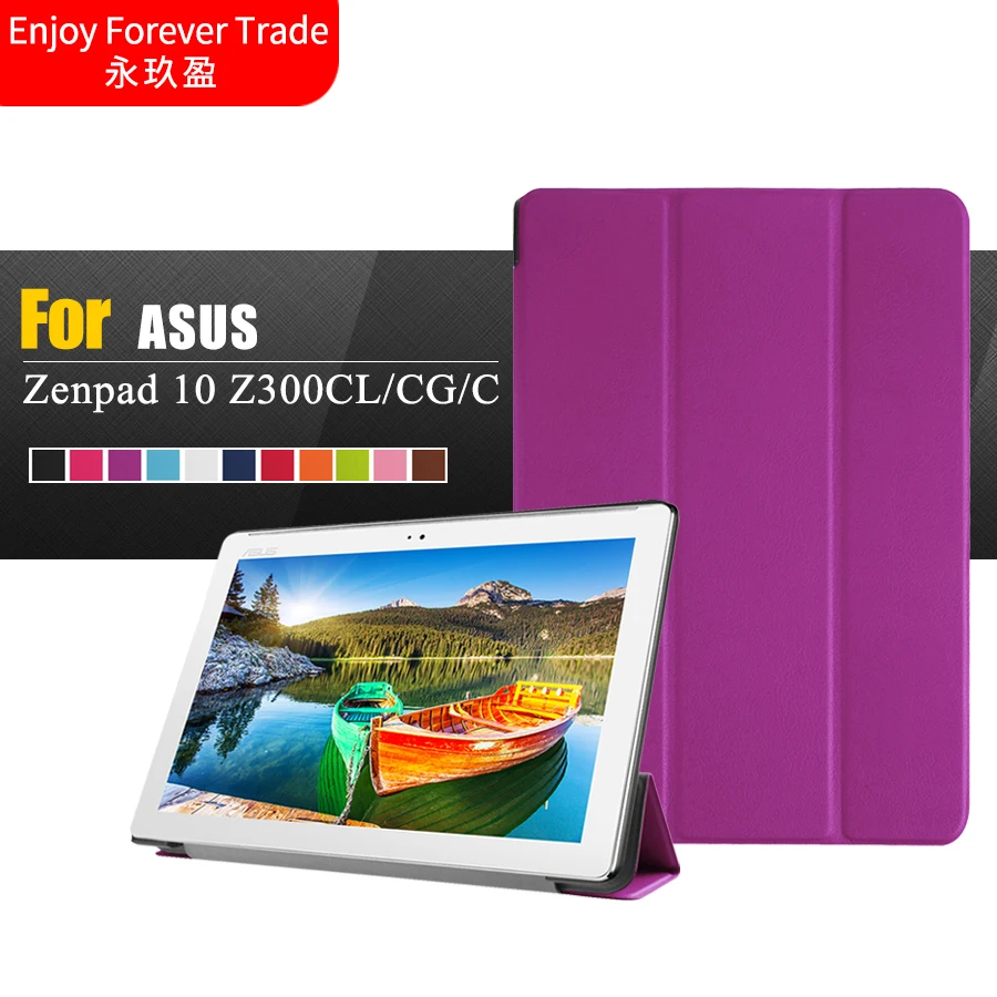 Leather Cover Stand Case For Asus Zenpad 10 Z300CL Z300CG Z300C