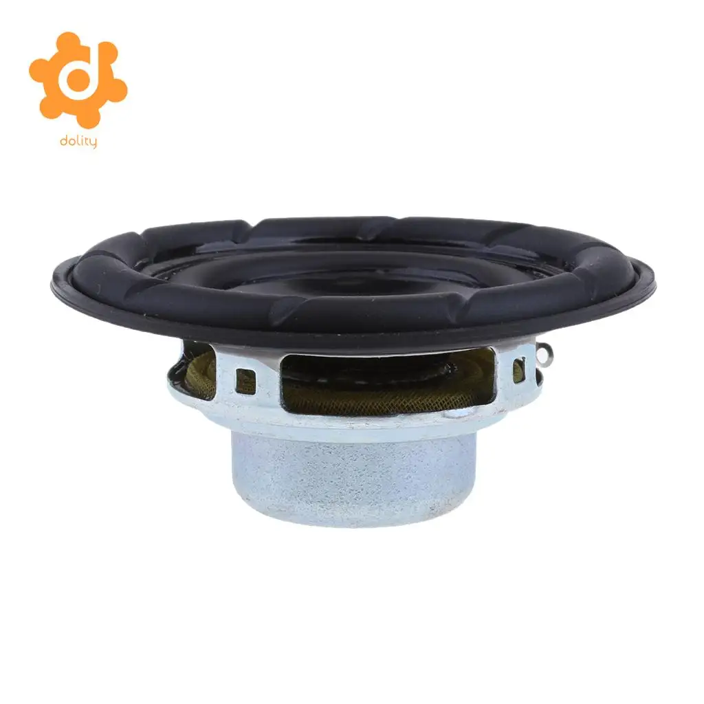 dolity 40mm 4Ohm 5W Full Range Audio Speaker Round Loudspeaker 16 Coil PU Edge