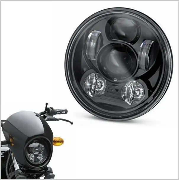 

On sale ! 5.75" LED Headlight High Low Beam 5 3/4" Front Driving Head Lights Headlamp For Harleys Davidsons