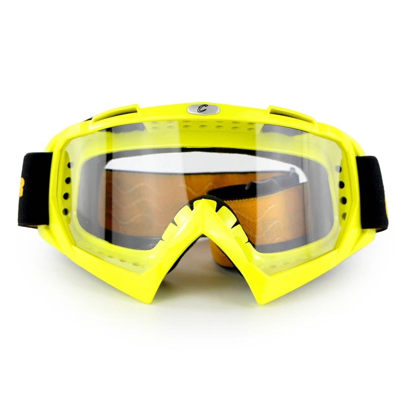 Cyclegear CG01 очки для мотокросса анти-ветер moto rcycle очки анти-УФ occhiali moto gafas cross - Цвет: Yellow