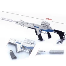 Key Chain APEX Legends Keyring Gun Models for Children Gifts Battle Royale Keychain Alloy Weapons APEX Legends Carbines fortnight battle royale toy model the tactical shot gun keychain alloy weapons kids toy collection decoration