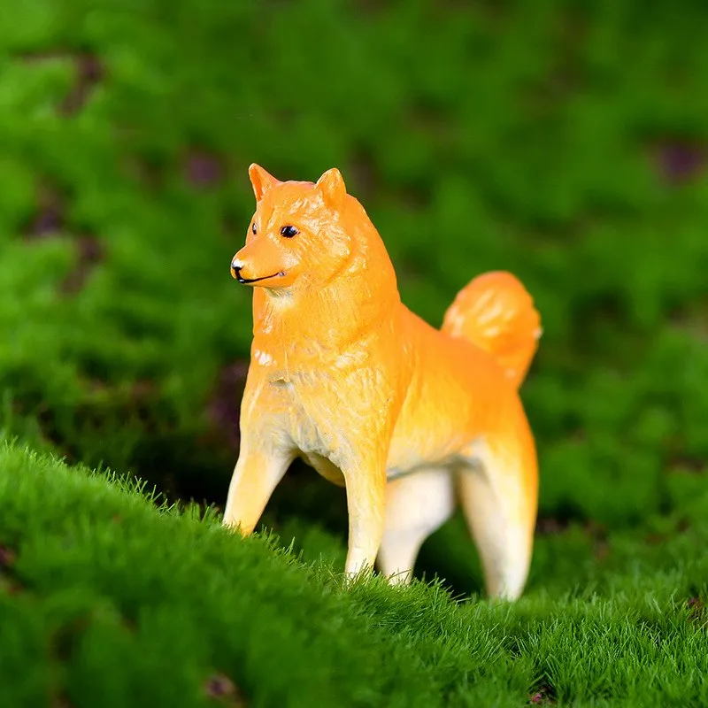 

Modeling Animals Rhubarb Dog Cartoon Anime Figure Micro Landscape Decoration Ornaments DIY Creative Crafts Materials Figma Gifts