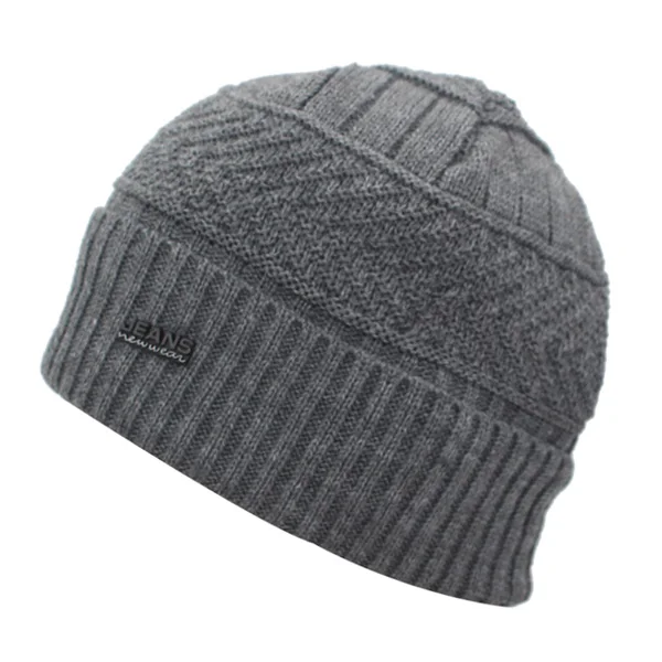 gray hat YOUBOME зимняя вязаные шапочки зимние, шапки для мужчин шарф вязаная шапка женская мужская Gorras теплая мягкая Балаклава для Шеи Шапка Шапочка - Цвет: gray hat