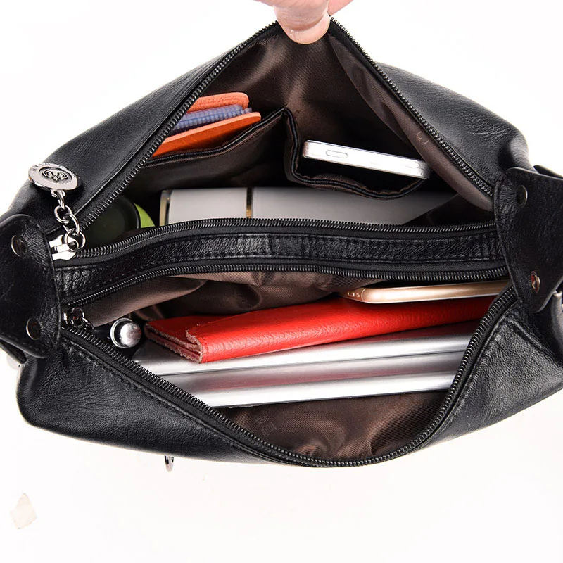 Sac a main Leather Crossbody Bags For Women 2019 Luxury Handbags Women Bags Designer Handbags High Quality Women Shoulder Bag