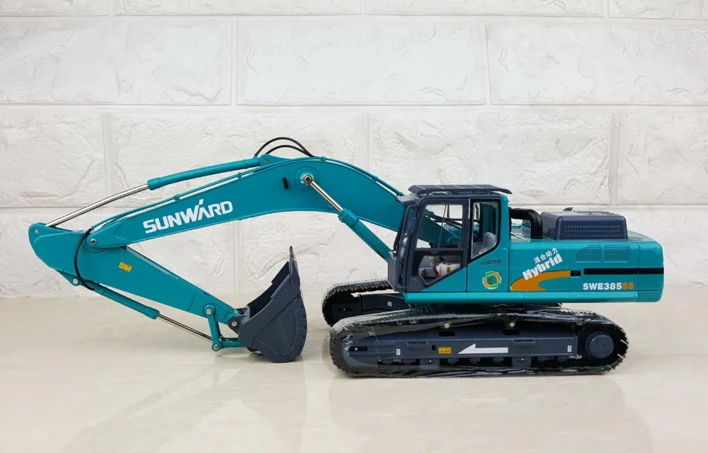 Collectible Diecast Model Toy Gift 1:35 Scale SUNWARD SWE385ES Hydraulic Excavators Engineering Machinery Toy for Decoration