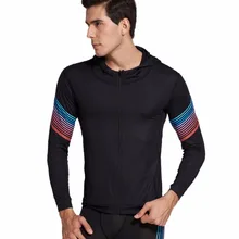 Vihir Для мужчин классический полный на застежке-молнии, свитер с капюшоном для занятий спортом