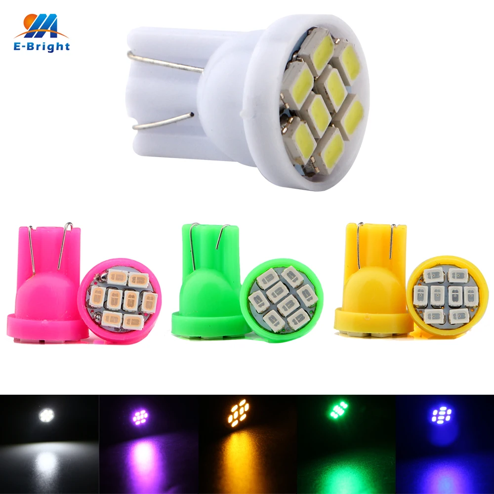 YM E яркий 500 шт. T10 Led 194 168 1206 8 SMD 12V 24V Автомобильный светильник ing авто лампы