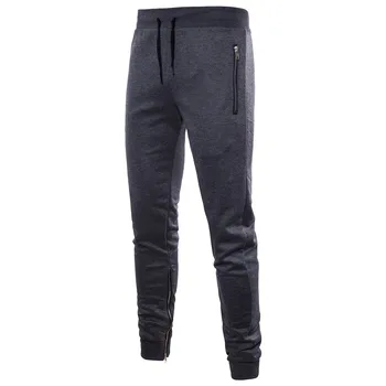 

Mens Feet Trousers Casual soft and comfortable Fashion Pants Side Zippers Large Size Sports Pants L50/0211