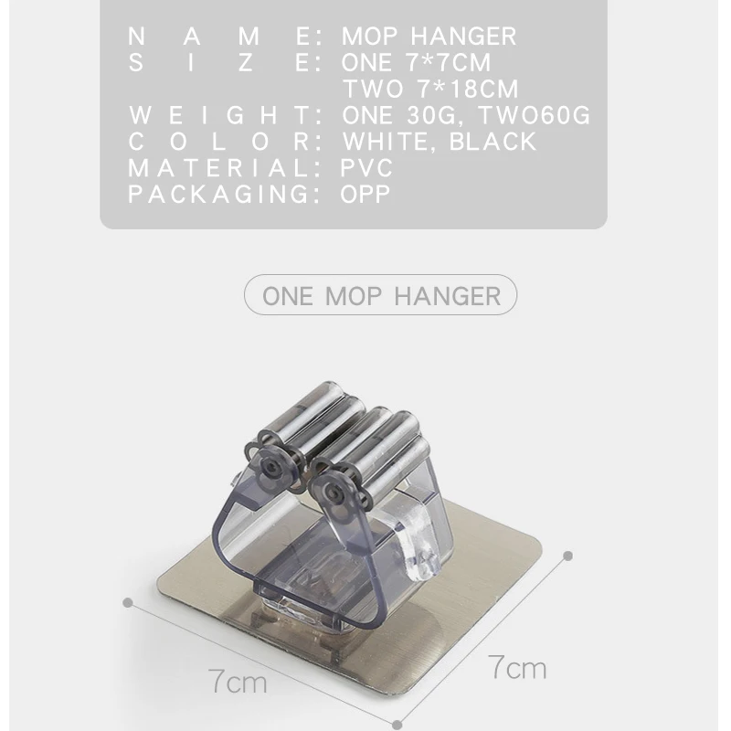 Настенный держатель для швабры, щетка, метла, вешалка для хранения, органайзер для ванной комнаты, аксессуар, подвесные крючки для труб, товары для кухни