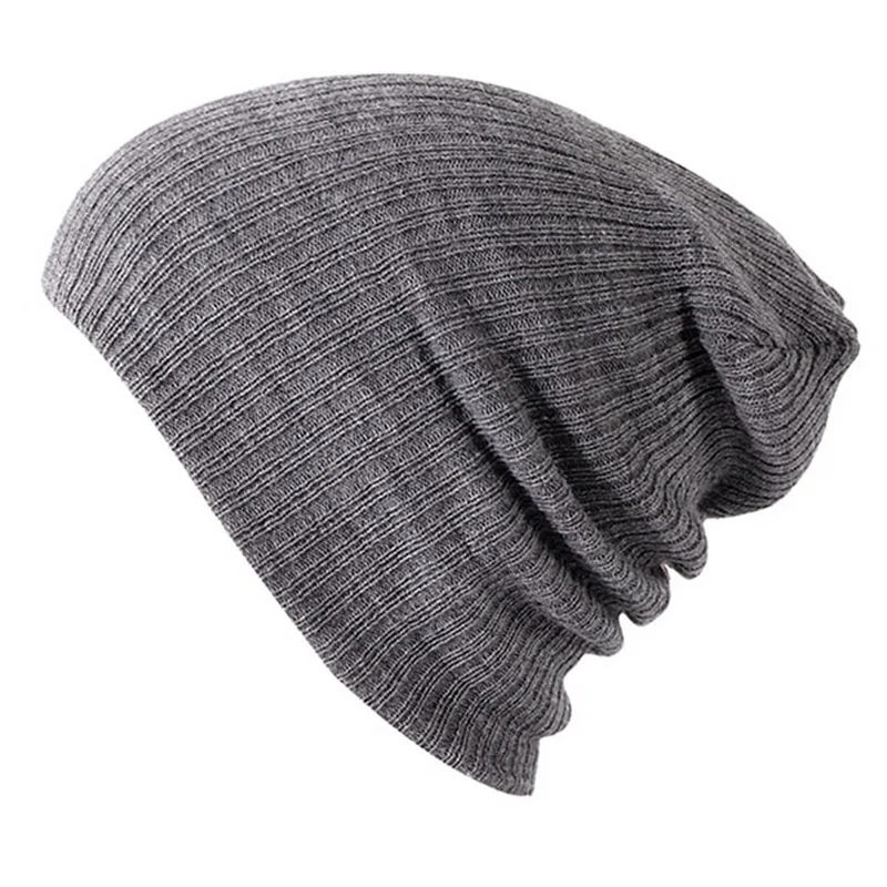 

Soft Knitted Hat Female Men Cap Women's Cotton Beanies For Girl Winter Autumn Skullies 2018 New Plain Hats Female Solid Bonnet