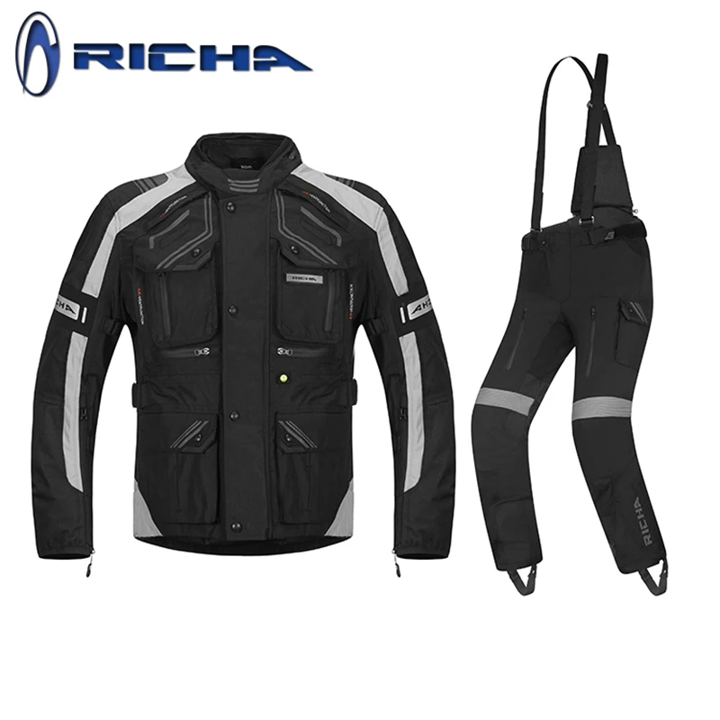 

RICHA Riding Tribe 2018 New Motocross Protective Men's Jacket Motorcycle Riding Coat Wear-resistant Breathable Biker Jackets