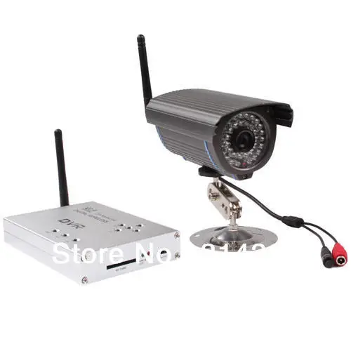 

Network wireless IR Camera 2.4GHz Digital Wireless Receiver DVR Security System free Express shipping wholesale