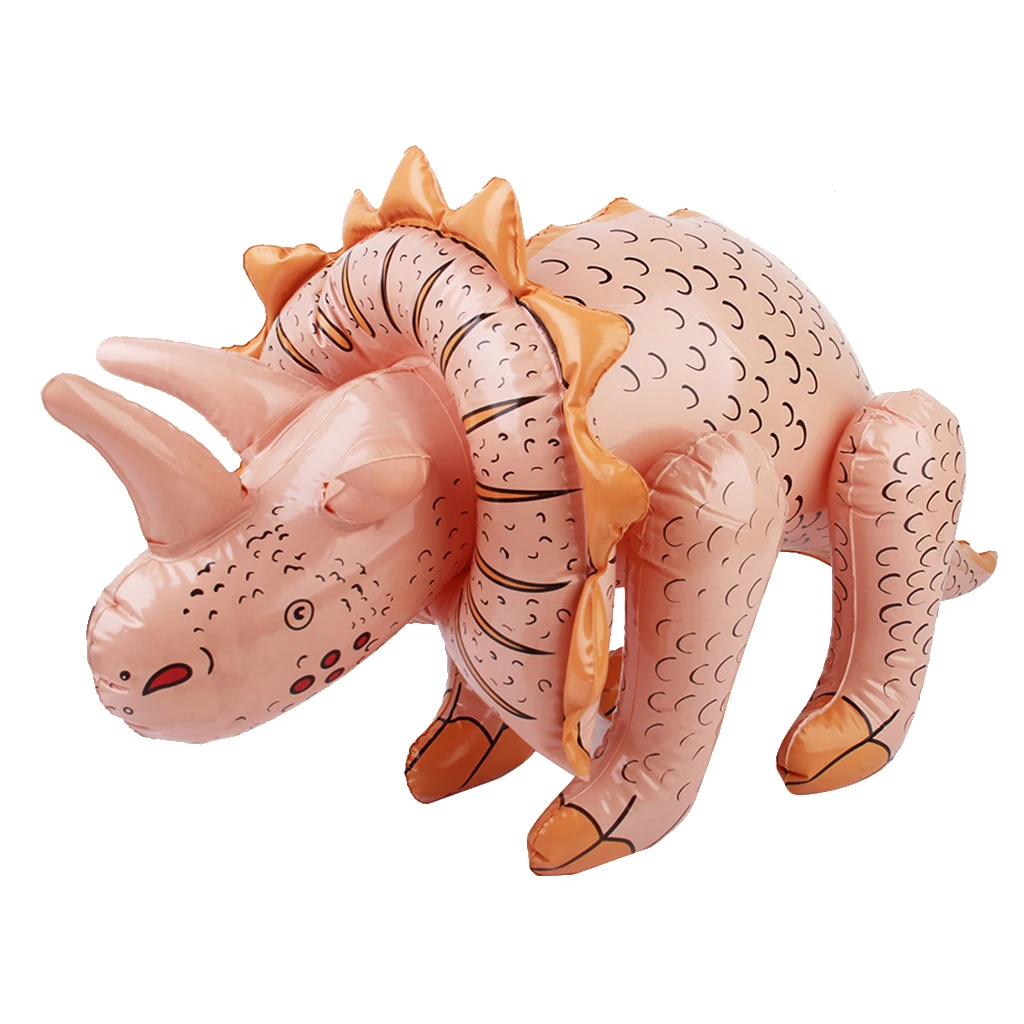 70CM Inflatable Triceratops Dinosaur Pool Beach Toy Kids Children Party Favors Decorations