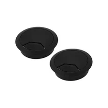 10pcs/Pack 60mm 53mm 50mm Computer Desk Table Grommet Cable Port Wire Hole Cover