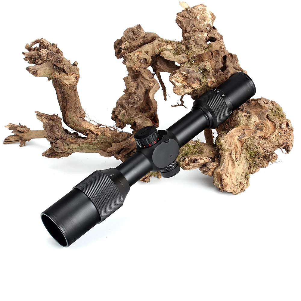 KANDAR 3.5-14X44 AOQ First Focal Plane Hunting Riflescopes Red Green Illuminated P4 Glass Etched Reticle Turrets Lock Scope (10)