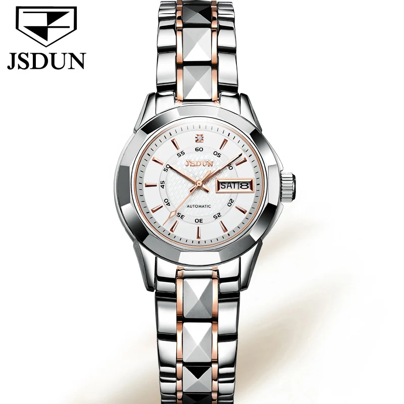 

JSDUN Brand Watch Women Automatic Watches Fashion Luxury Mechanical Watch Sapphire Waterproof Luminous Sport Casual Wristwatch