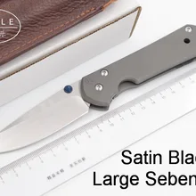 JUFULE сделано большой Sebenza 21 CPM S35vn TC4 Титан складной тактический карманный Кемпинг Охота Открытый EDC инструмент ужин кухонный нож