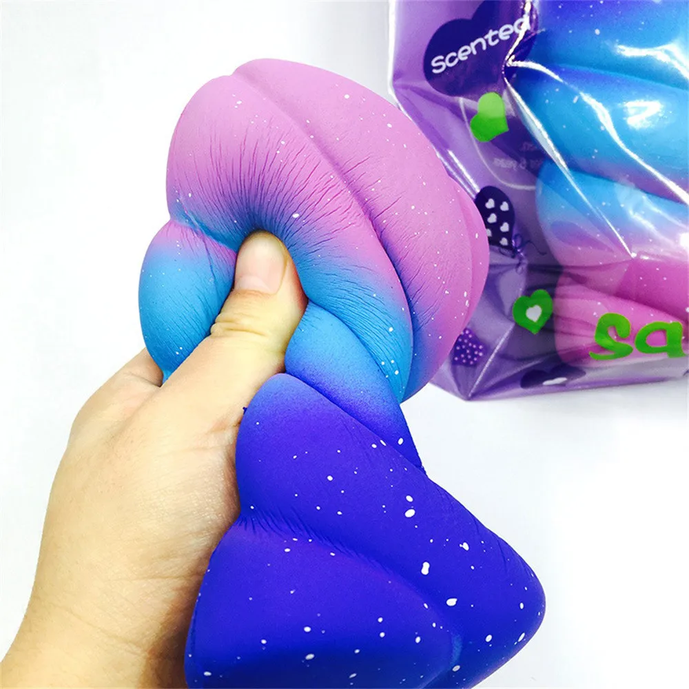 2018 Горячая Squishy Galaxy закрученный сахар Ароматические Squishy замедлить рост Squeeze игрушки коллекция Aug14