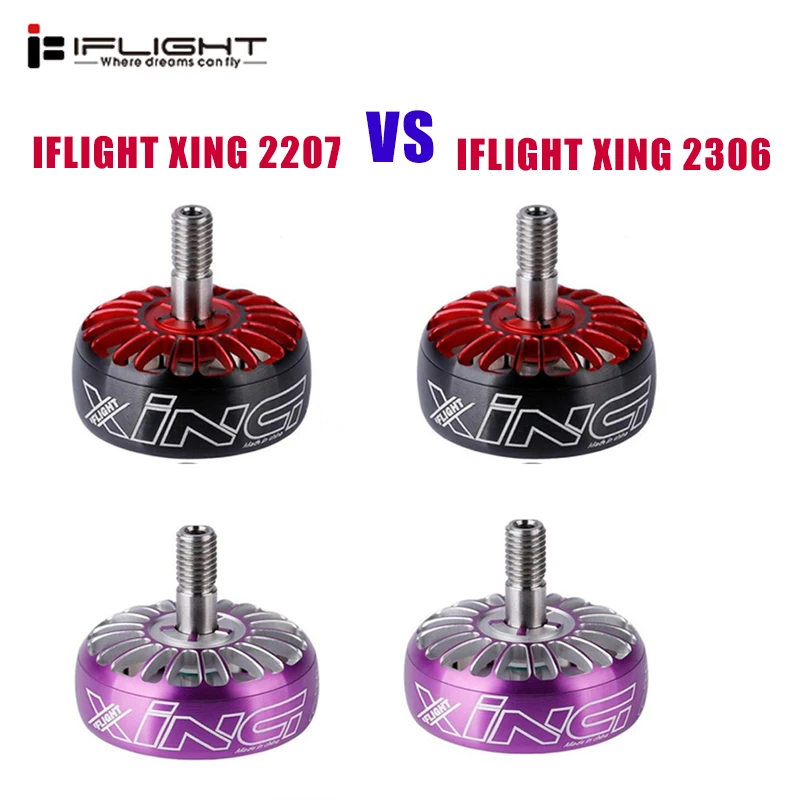

iFlight XING 2306/2207 1700KV 1800KV 2450KV 2750KV Brushless Motor Rotor for RC Drone FPV Racing RC Models Spare Part