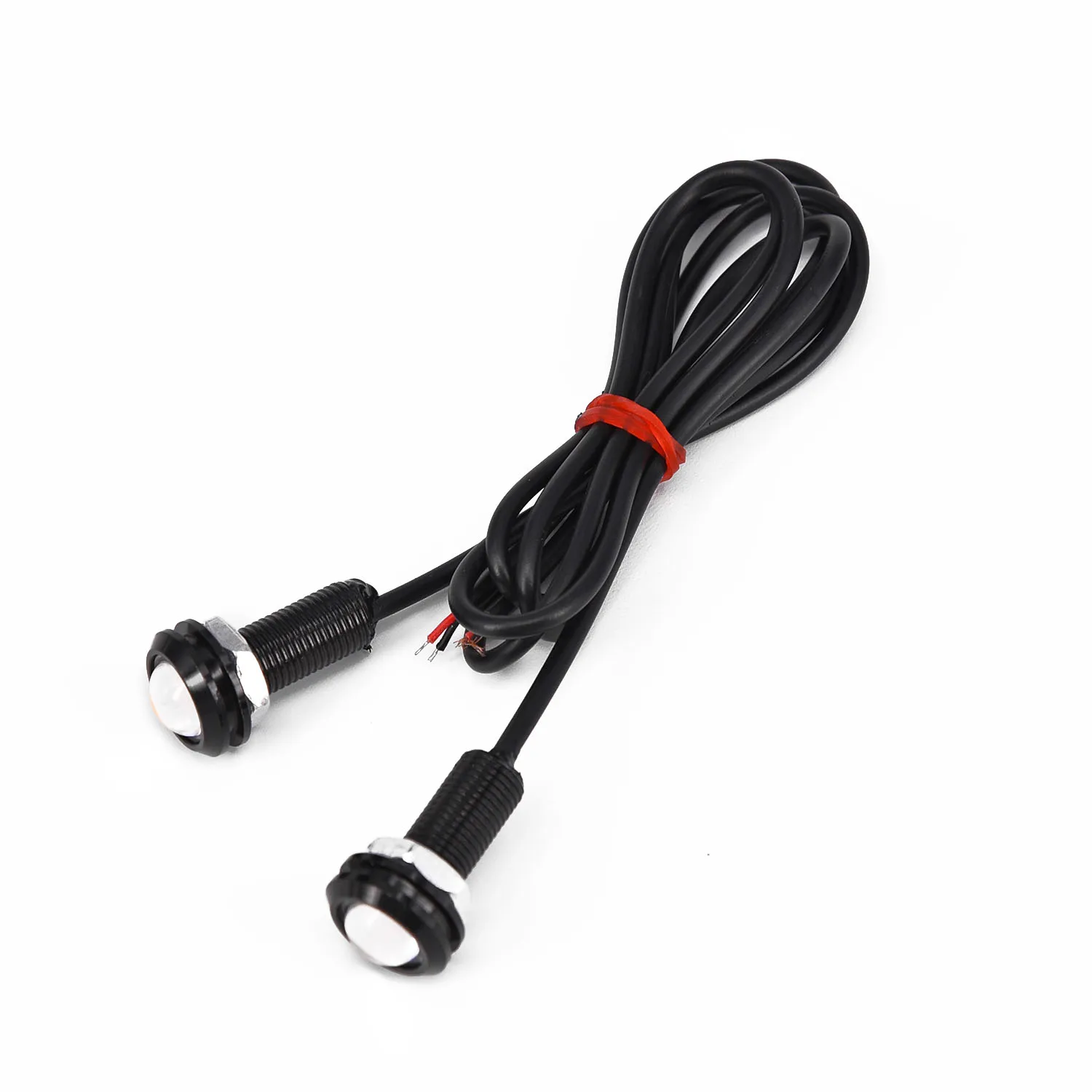 10 шт. желтый 9 Вт светодиодный орлиный глаз авто DRL дневные ходовые указатели поворота 18 мм