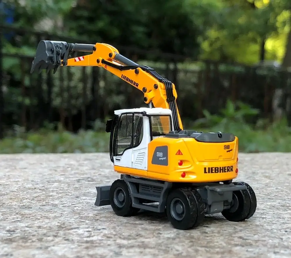 Schuco 1/87 Хо LIEBHERR A 918 мобильный литой экскаватор модель автомобиля|Наземный