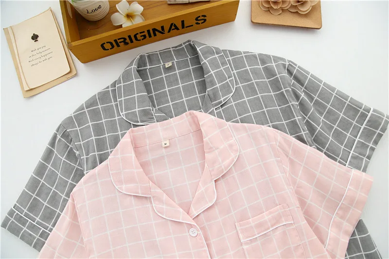 plaid cotton pijamas (1)