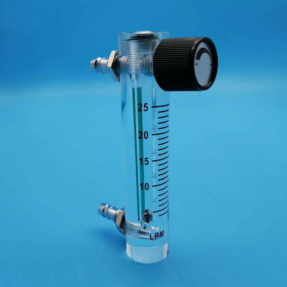 

Panel Type Plexiglass Oxygen Flow Meter For Ozone Generator 0-25L/min