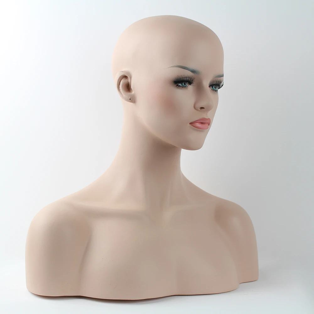Реалистичные голова-манекен для парика бюст