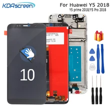 For Huawei Y5 2018 Y5 Pro 2018 LCD Display Touch Screen Digitizer For Huawei Y5 Prime 2018 LCD With Frame DUA L02 L22 LX2 Screen For Huawei Y5 2018 Y5 Pro 2018 LCD Display Touch Screen Digitizer For Huawei Y5 Prime 2018 LCD With Frame DUA L02 L22 LX2 Screen
